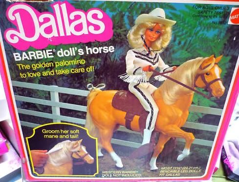 dallas barbie horse